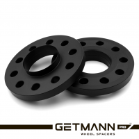GETMANN | Колесная проставка 15мм PCD 5x112 DIA 66.6 на переднюю ступицу Mercedes-Benz W203; W210; W216; W209; W219; C218; W211; W221; R230; R231; R171; (Кованая) тонкий выступ