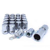 Комплект колесных гаек RAYS M12х1.25х28 для узких отверстий в дисках (Хром)