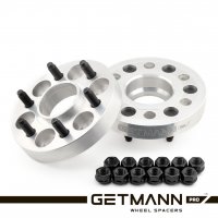 GETMANN | Колесная проставка-адаптер 25мм PCD 6x139.7 DIA 93.1 со шпильками 12x1.5 для Ford Ranger (Кованая)