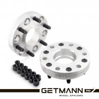 GETMANN | Колесная проставка-адаптер 35мм PCD 6x139.7 DIA 106.1 на DIA 95.1  со шпильками 14х1.5 для Lexus, Toyota на диски Toyota Land Cruiser 300 (Кованая)