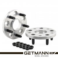 GETMANN | Переходная проставка 15мм с 5x114.3 DIA  67.1 на 5x112 DIA 66.6 со шпильками 12x1.5(Кованый алюминий)