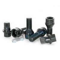 Болты секретки М14х1.5х26 Конус Черные MaxGuard (BMW 7 Series, X3, X5 E53)