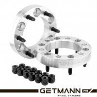 GETMANN | Колесная проставка-адаптер 35мм PCD 6x139.7 DIA 110.1 со шпильками 12x1.25 для Nissan Patrol Y61 (На перед) без выступа