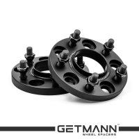GETMANN | Колёсная проставка-адаптер 15мм PCD 5x115 DIA 70.2 со шпильками 12x1.5 (Кованый алюминий)