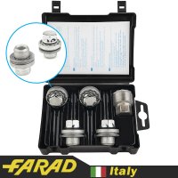 FARAD GALAXYLOCK | Гайки секретки М12х1.5х36мм Прессшайба Вращающаяся головка (Citroen, Lexus, Mitsubishi, Peugeot, Toyota)