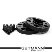 GETMANN | Колесная проставка-адаптер 25мм PCD 5x120 DIA 72.6 с футорками 12x1.5 для BMW (Кованая) под болты 12х1.5