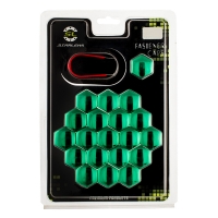 Декоративные колпачки на крепеж зеленого цвета Ключ 21