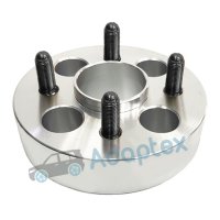 Колёсная проставка-адаптер 35мм PCD 4x100 DIA 56.1 со шпильками 12x1.5 для Honda, Mitsubishi, Mini (Кованый алюминий)