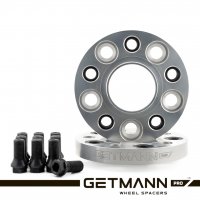 GETMANN | Колёсная проставка-адаптер 20мм PCD 4x98 DIA 58.6 на 4х108 DIA 63.4 с футорками 12х1.25(Кованый алюминий)