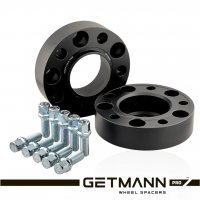GETMANN | Колесная проставка-адаптер 40мм PCD 5x130 DIA 84.1 с футорками 14x1.5 для Mercedes-Benz, Ssang Yong (Кованая)