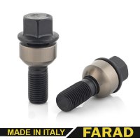 Болт колесный М14x1,5x30мм Сфера R14 Черный Ключ 19 (Porsche Macan, Boxter, Cayman, Panamera) Оригинал