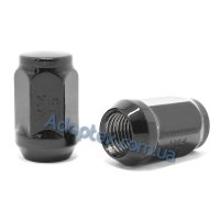 Гайка колесная М14x1,5x35мм Конус Ключ 19 Ford, Dodge, Ssang Yong (Черная)