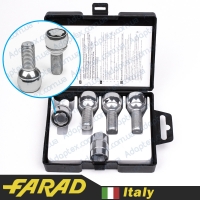 FARAD FLOWERLOCK | Болты секретки М14х1.5х28 Сфера R13 Вращающееся кольцо (для оригинальных дисков)