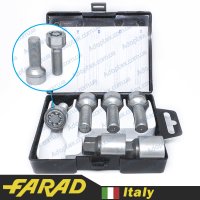 FARAD STARLOCK | Болты секретки М14х1.5х37 Сфера R14 Вращающееся кольцо + запасной ключ под 17