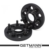 GETMANN | Колесная проставка-адаптер 15мм PCD 5x100 DIA 56.1 со шпильками 12x1.25 для Subaru, Toyota GT 86 (Кованая)
