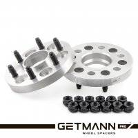GETMANN | Колёсная проставка-адаптер 20мм PCD 6x139.7 DIA 107.1 со шпильками 12x1.5 (Кованый алюминий)