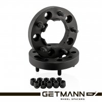 GETMANN | Колесная проставка-адаптер 30мм PCD 5x150 DIA 110.1 со шпильками 14x1.5 для Toyota LC 100, LC 200; Sequoia; Tundra; Lexus LX470, LX570 (Кованая)