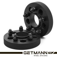 GETMANN | Колесная проставка-адаптер 30мм PCD 5x115 DIA 71.6 со шпильками 14x1.5 Кованая (Dodge)