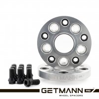 GETMANN | Колёсная проставка-адаптер 20мм PCD 5x120 DIA 74.1 на 5х130 DIA 71.6 с футорками 14х1.5(Кованый алюминий)