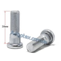 Колесная шпилька с забивной частью 12,50мм М12x1,25x39мм (Suzuki)