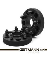 GETMANN | Колёсная проставка-адаптер 30мм PCD 5x114.3 DIA 70.5 со шпильками 1/2 для Ford Escape, Explorer, Mustang (Кованый алюминий)