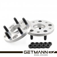 GETMANN | Колёсная проставка-адаптер 15мм PCD 4x100 DIA 56.1 со шпильками 12х1.5 для для Daihatsu, Honda, Mitsubishi (Кованый алюминий)