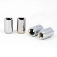 Гайка колесная под внутренний шестигранник М14x1,5x32мм Конус Хром (для узких отверстий в диске)