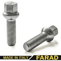Болт колесный М14x1.5x35мм Сфера R13 Цинк Ключ 17 FARAD (Италия) для дисков BBS и OZ