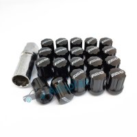 Комплект колесных гаек RAYS M12х1.25х28 для узких отверстий в дисках (Черные)