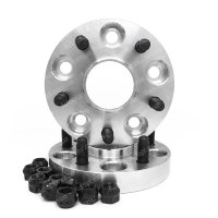 GETMANN | Колесная проставка-адаптер 25мм PCD 5х114.3 DIA 66.1 со шпильками 12x1.25 для Infiniti, Nissan, Renault (Кованая)