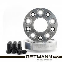 GETMANN | Переходная проставка 30мм с 5x130 DIA 71.6 на 5x112 DIA 66.6 с футорками 14x1.5 для Audi Q7, VW Touareg (Кованый алюминий)