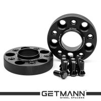 GETMANN | Колесная проставка-адаптер 30мм PCD 5x112 DIA 66.6 с футорками 14x1.25 для BMW Кованая