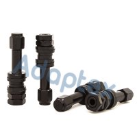 Разборной вентиль для колесного диска (Черный) Алюминиевый