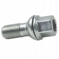 Болт колесный М14x1.5x27мм Сфера R13 с вращением Цинк Ключ 17 Audi, VW (Оригинал) 4D0601139A