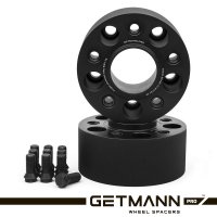 GETMANN | Колесная проставка-адаптер 70мм PCD 5x120 DIA 74.1 с футорками 14x1.25 для BMW X5 (E70), X5 (F15, F85), X6 (E71, F16, F86) Кованая