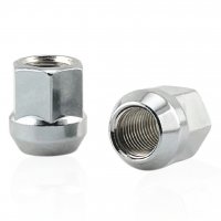 Гайка колесная М14x1,5x25мм Конус Хром Ключ 19 (Ford, Dodge, Ssang Yong, UAZ)