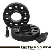 GETMANN | Колесная проставка-адаптер 35мм PCD 5x120 DIA 72.6 с футорками 14x1.5 для BMW X5 E53 (Кованая) под болты 14х1.5