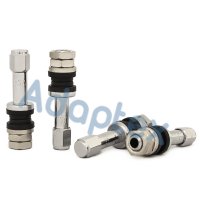 Разборной вентиль для колесного диска (Хром) Сталь