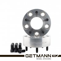 GETMANN | Колёсная проставка-адаптер 40мм PCD 4x100 DIA 57.1 со шпильками 12х1.5 для для BMW E30(Кованый алюминий)