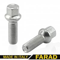 Болт колесный  М14x1.5x37 мм Сфера R13 Цинк Ключ 17 FARAD 