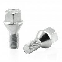 Болт колесный под железный диск М12x1.25x20мм Конус (ВАЗ, ГАЗ, Fiat, Lancia) Цинк Ключ 19