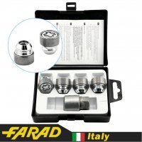 Гайки секретки М12х1.25х25 Конус Вращающееся кольцо (Nissan, Infiniti) FARAD STARLOCK