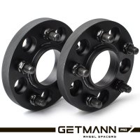 GETMANN | Колесная проставка-адаптер 20мм PCD 5x114.3 DIA 64.1 со шпильками 14x1.5 Кованая (Tesla Model 3; Model Y)