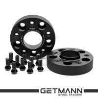 GETMANN | Колесная проставка-адаптер 35мм PCD 5x120 DIA 72.6 с футорками 14x1.25 для BMW (Кованая) под болты 14х1.25