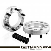 GETMANN | Колёсная проставка-адаптер 30мм PCD 6x139.7 DIA 107.1 со шпильками 12x1.5 для Mitsubishi на переднюю ступицу