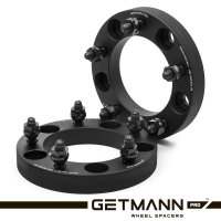 GETMANN | Колесная проставка-адаптер 25мм PCD 5x139.7 DIA 108.1 со шпильками 12x1.25 для Suzuki Jimny (Кованая)