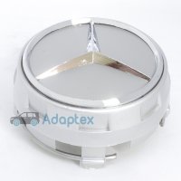 Колпачки на диски Mercedes AMG (75/70) A0004000900 Серебряные