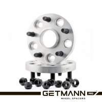 GETMANN | Переходная проставка-адаптер 20мм с 5x112 DIA 57.1 на 5x114.3 DIA 70.1 со шпильками 12x1.5 (Кованый алюминий)
