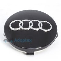 Колпачки на диски Audi A4, A5, A6, A8, S4, S5, S6, RS, TT (60/58) 4B0601170 Черные