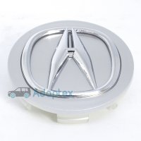 Колпачки на диски Acura (68/64) TSX, RL, MDX, RDX, ILX, RLX, ZDX, TSX (44732TK4A10) серебро
